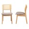 Baxton Studio Dannon Mid-Century Modern Grey Fabric and Ntural Oak Finished Wood 2-Piece Dining Chair Set 234-2PC-13292-ZORO - alternate 8
